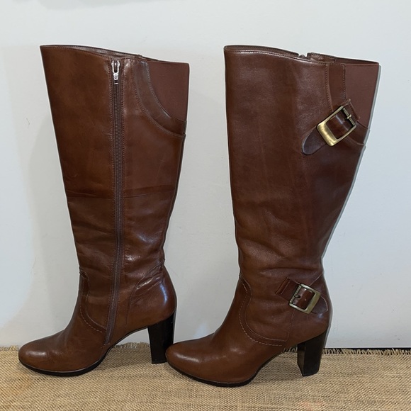 Antonio Melani "Jackson" Brown Boots 7 - Picture 2 of 15